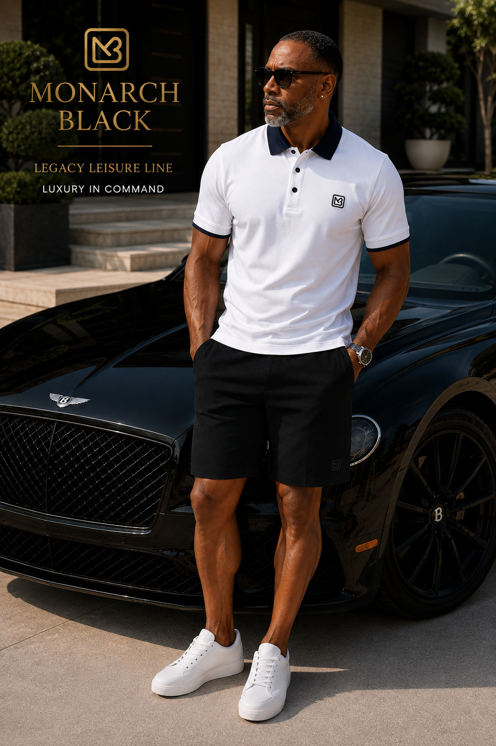 Monarch Black Legacy Tailored Shorts