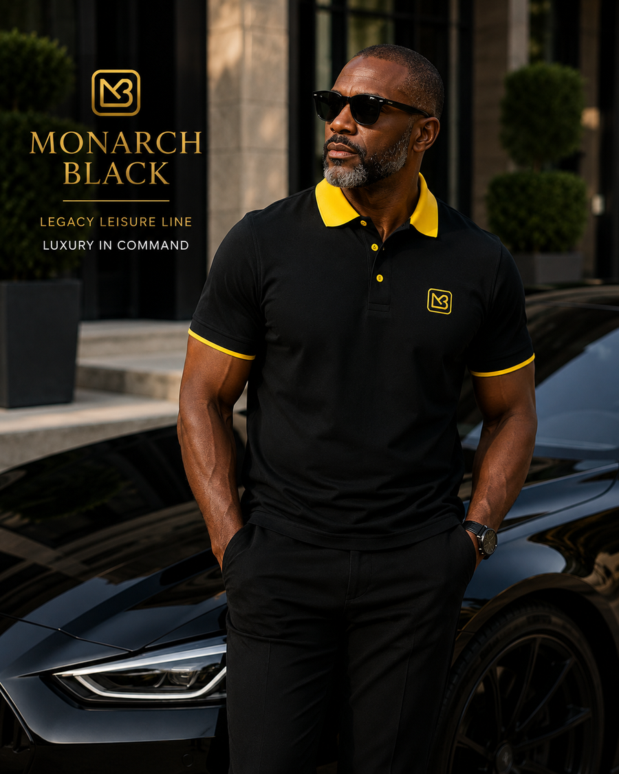 The Legacy Polo - Gold & Black