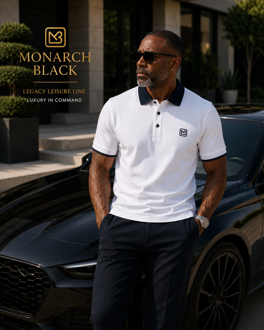The Legacy Polo – Navy & White