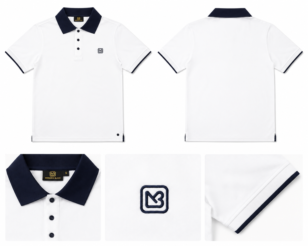 The Legacy Polo – Navy & White