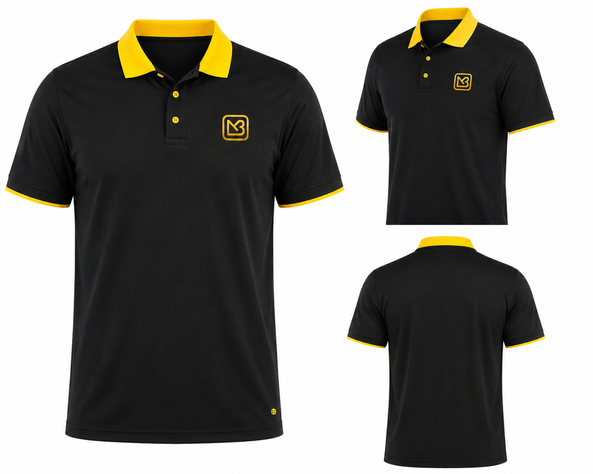 The Legacy Polo - Gold & Black