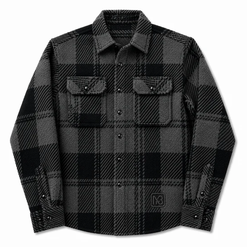 Monarch Black Legacy Plaid Overshirt